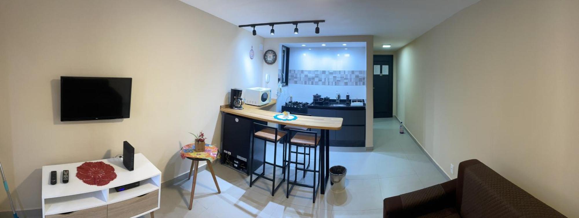 Apartamento Copacabana, Vista para o mar e com garagem Rio de Janeiro Bagian luar foto